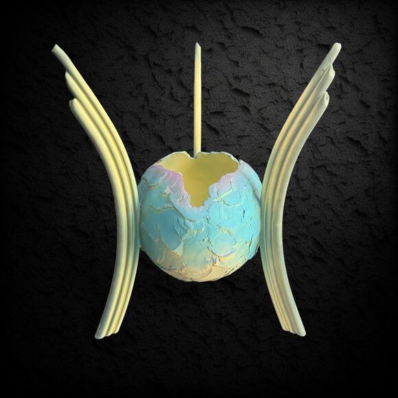 Rare *EARLY* Judi & Ron Lederer Planetary Sculpture Vtg Pottery Art Decor MCM - Picture 2 of 16